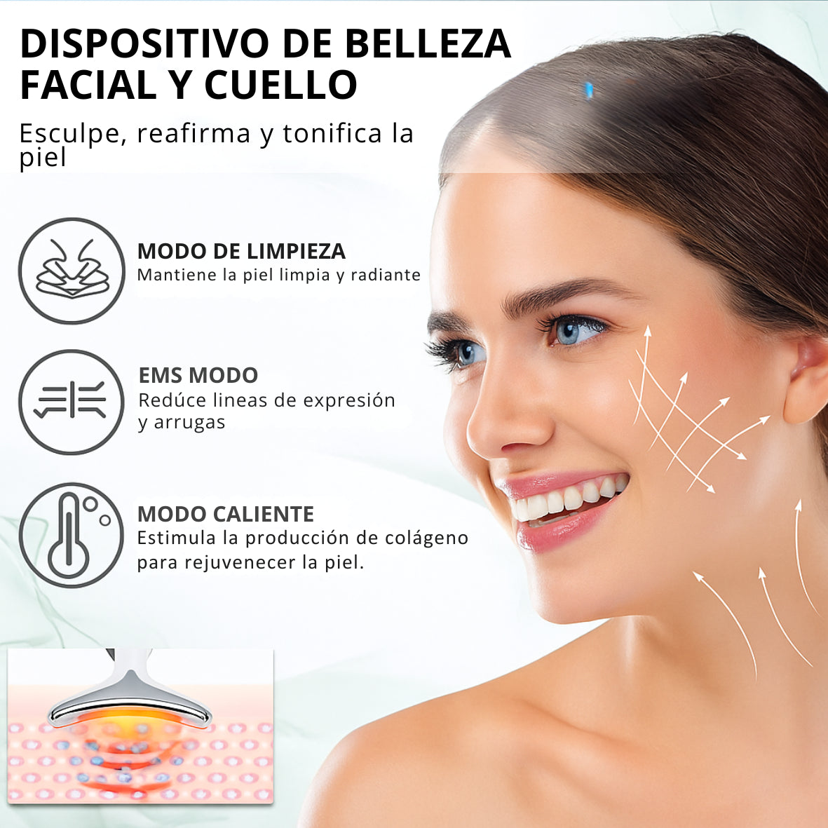 Masajeador rejuvenecimiento y lifting facial - ELYSSHE™ PRO