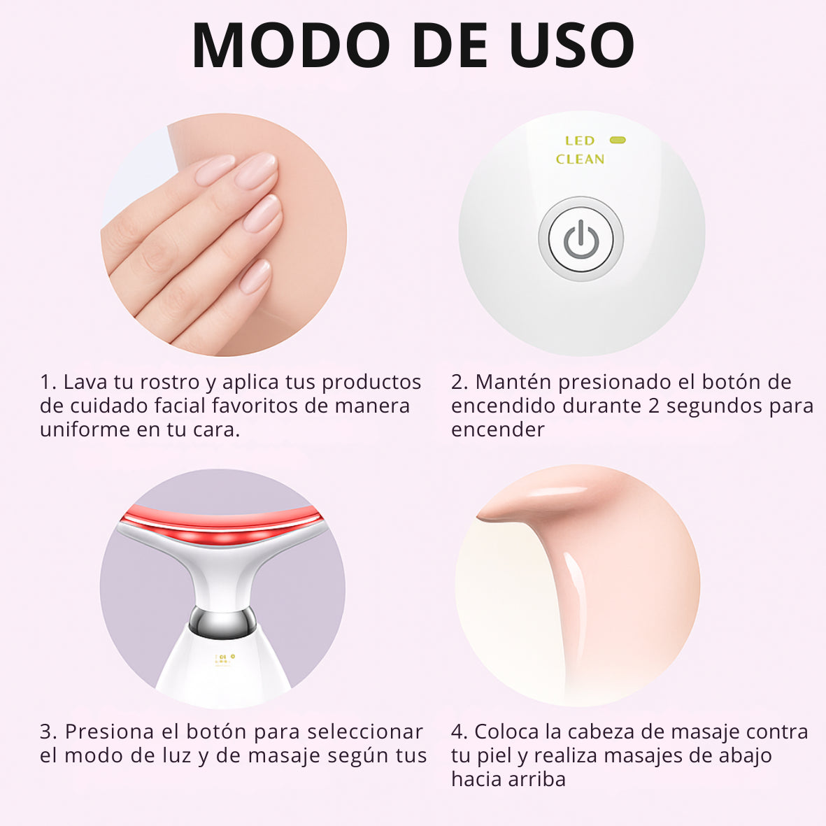 Masajeador rejuvenecimiento y lifting facial - ELYSSHE™ PRO